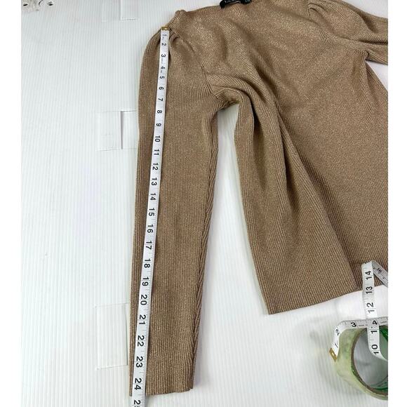 Lauren Ralph Lauren Women’s Rib Knit Blouson Sleeve Long Sleeve Sweater Size Xl - Picture 10 of 15